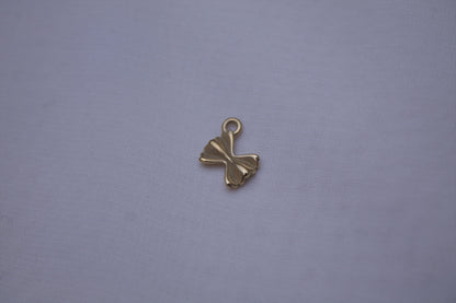 Classic Gold Pasta Bowtie Charm