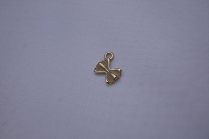 Classic Gold Pasta Bowtie Charm