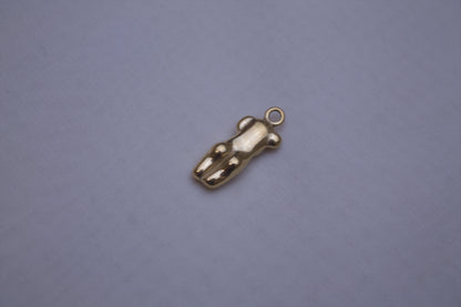 Classic Gold Teddy Bear Charm