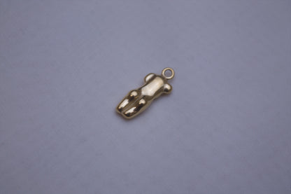 Classic Gold Teddy Bear Charm