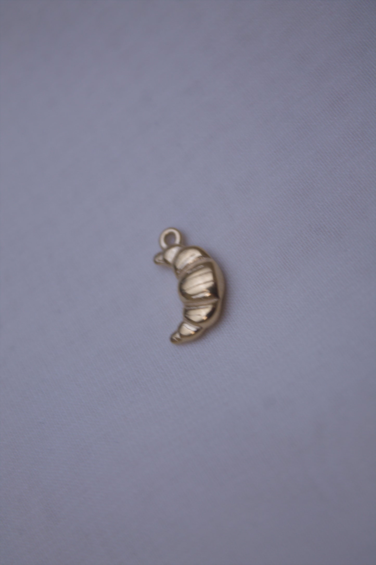 Classic Gold Croissant Charm