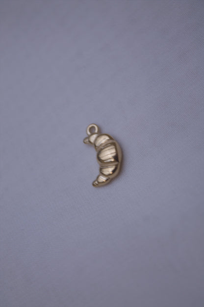 Classic Gold Croissant Charm