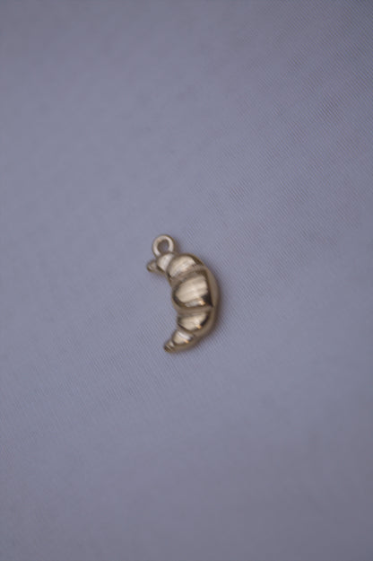 Classic Gold Croissant Charm