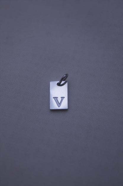 Classic Initial "V" Charm