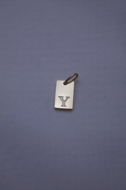 Classic Initial "Y" Charm