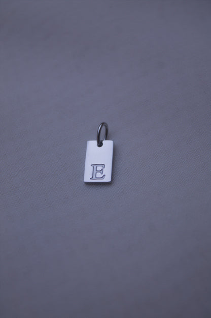Classic Initial "E" Charm