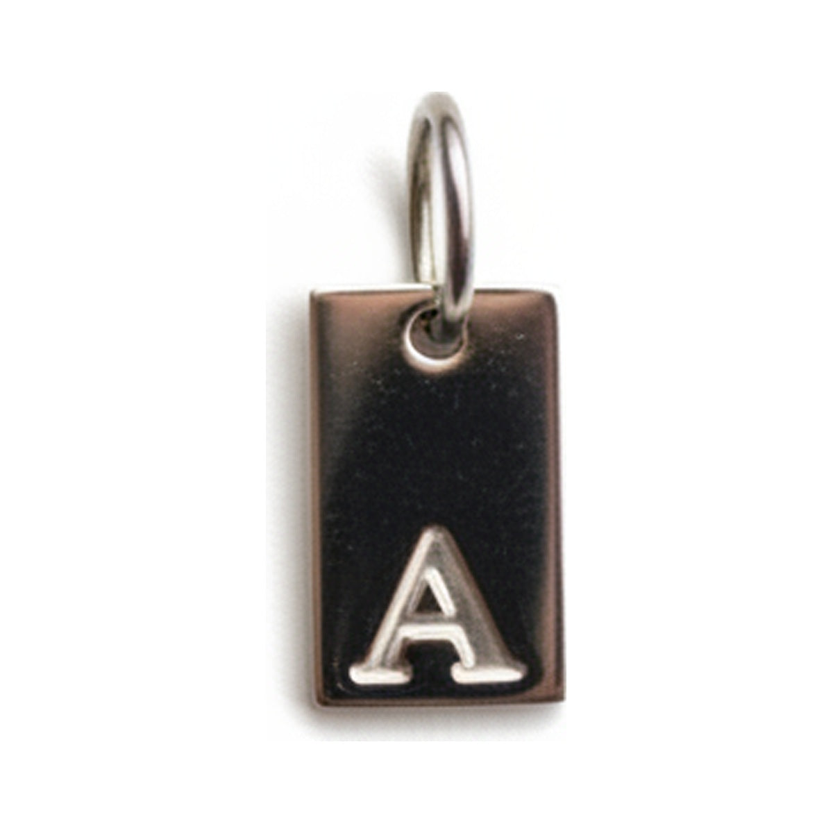 Square Initial Charm — Gold / A