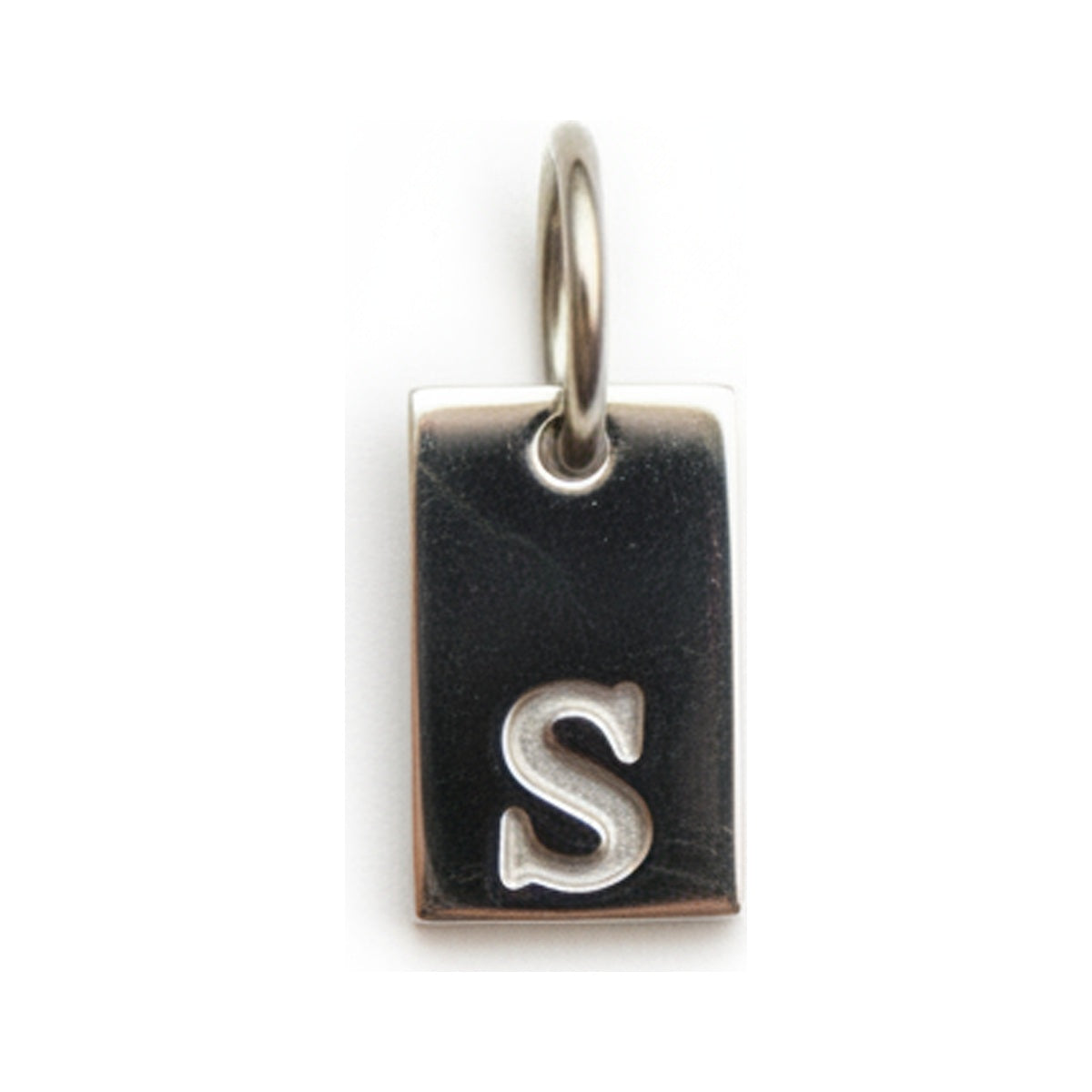 Square Initial Charm — Gold / S