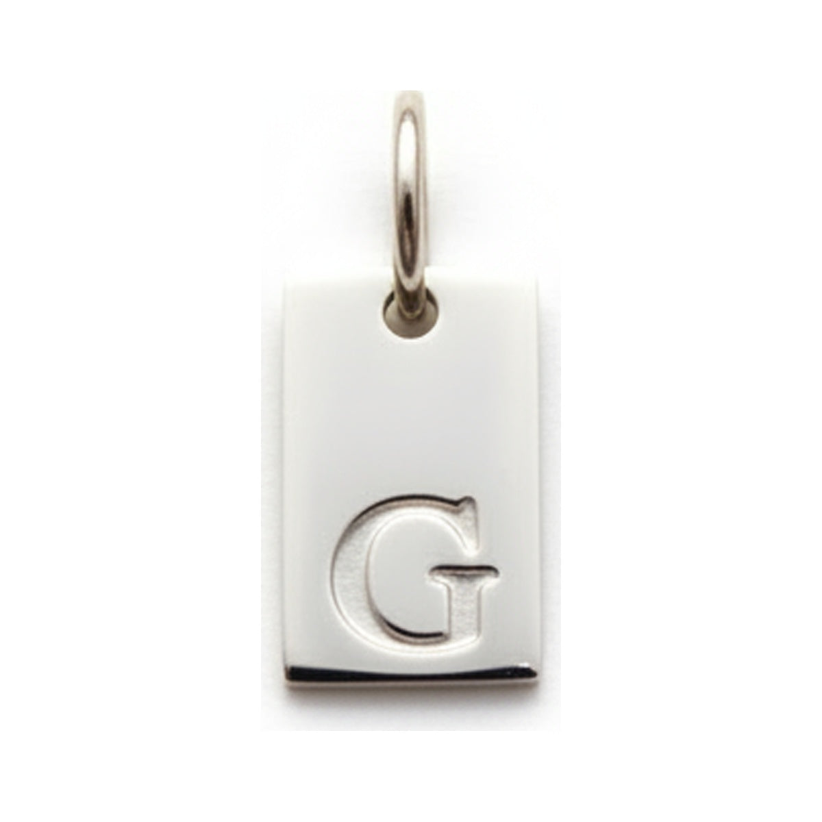 Square Initial Charm — Gold / G