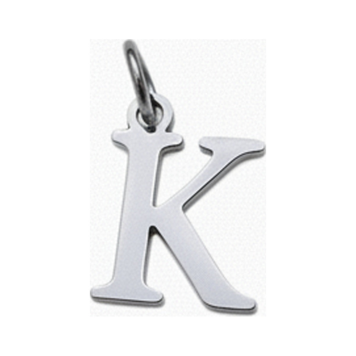 Classic Letter Charms — Silver / K