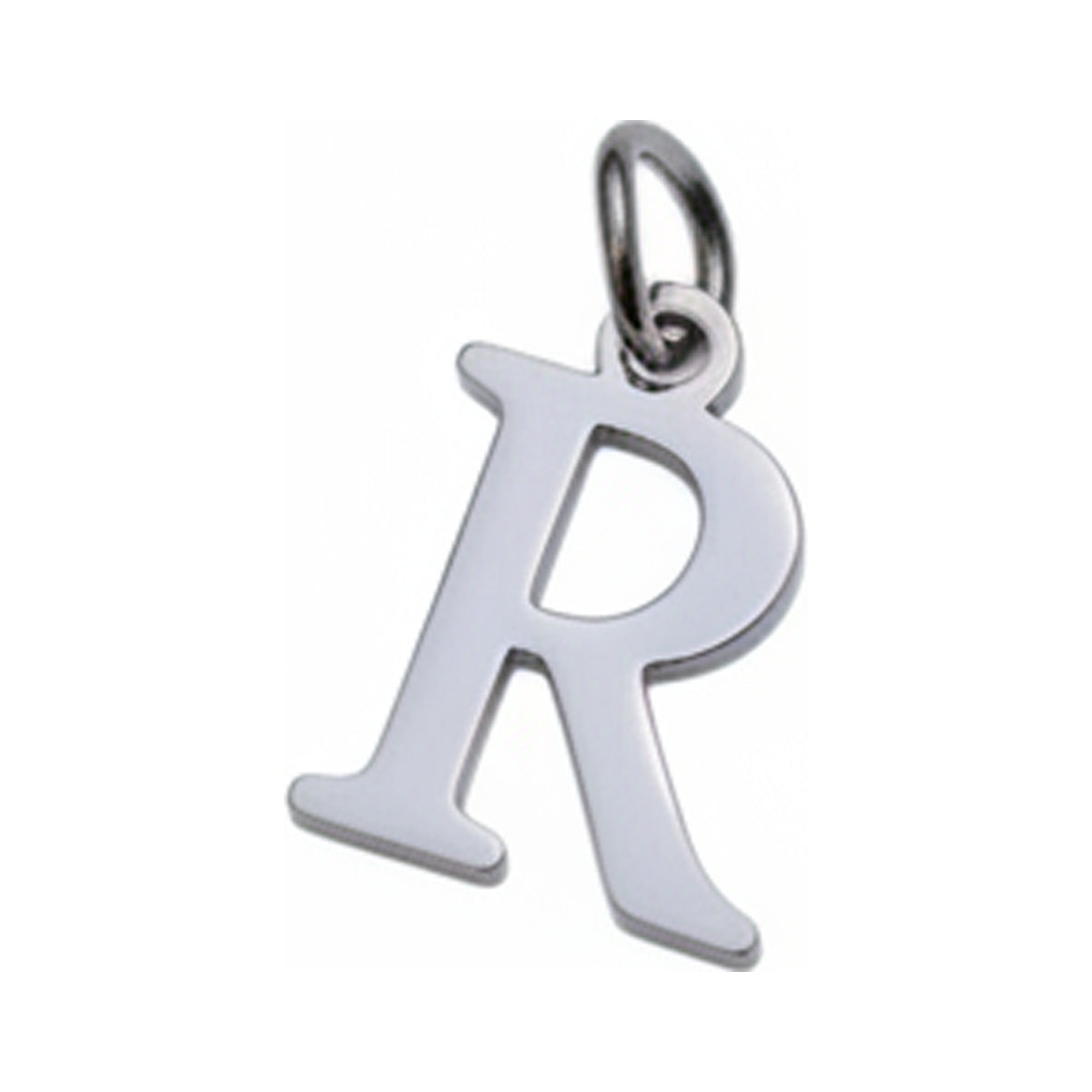 Classic Letter Charms — Silver / R