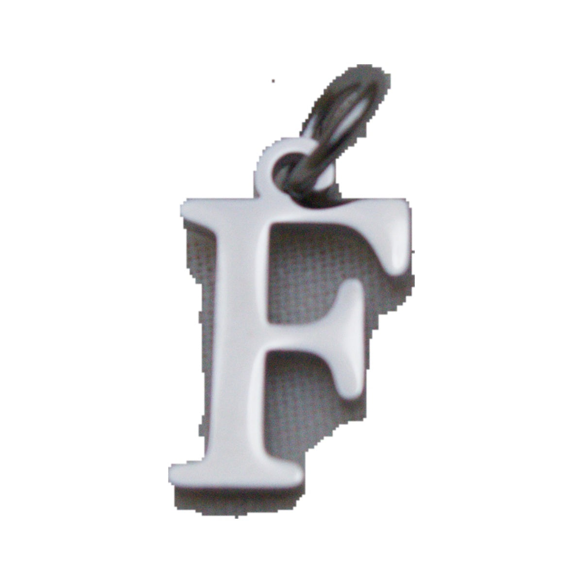 Classic Letter Charms — Silver / F