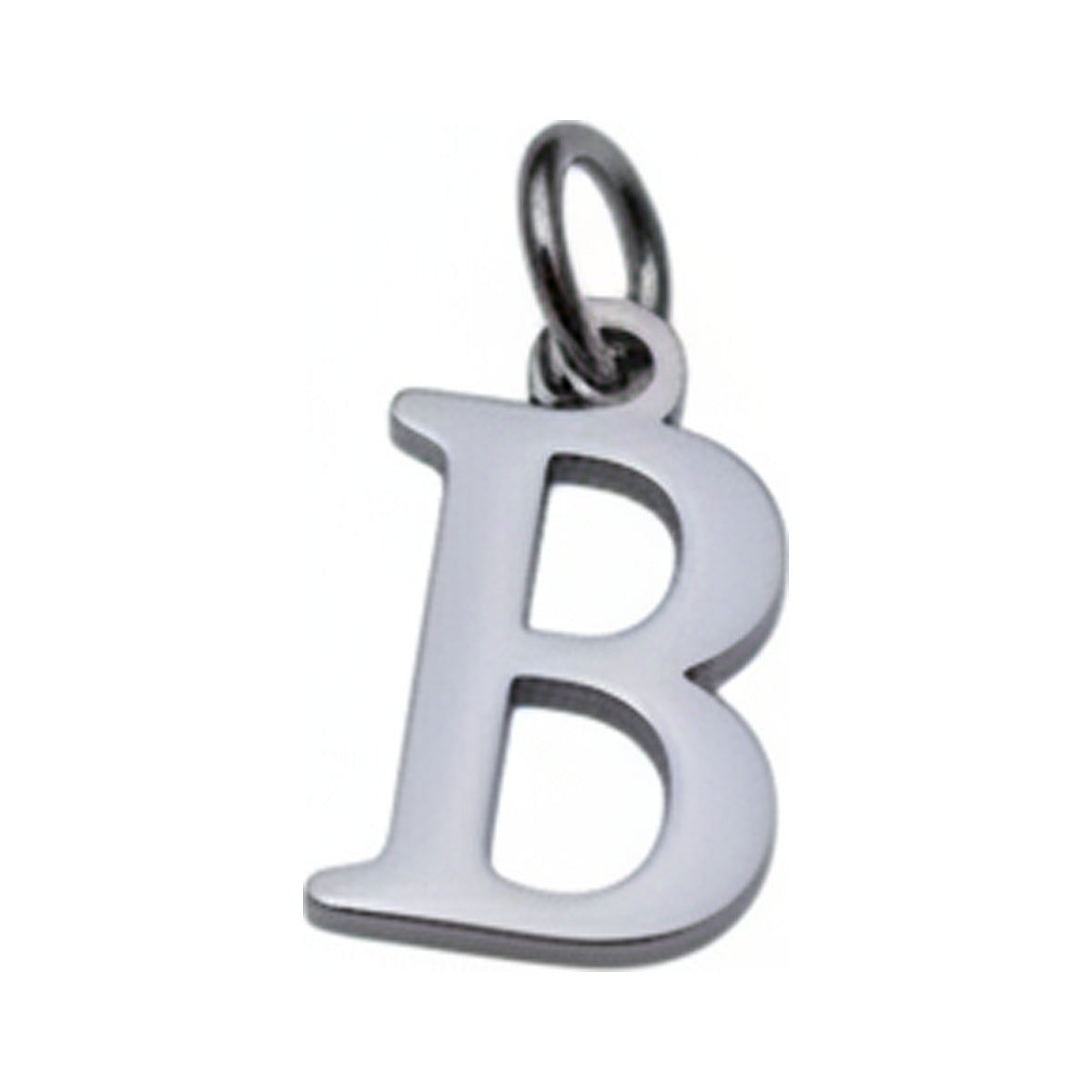 Classic Letter Charms — Silver / B