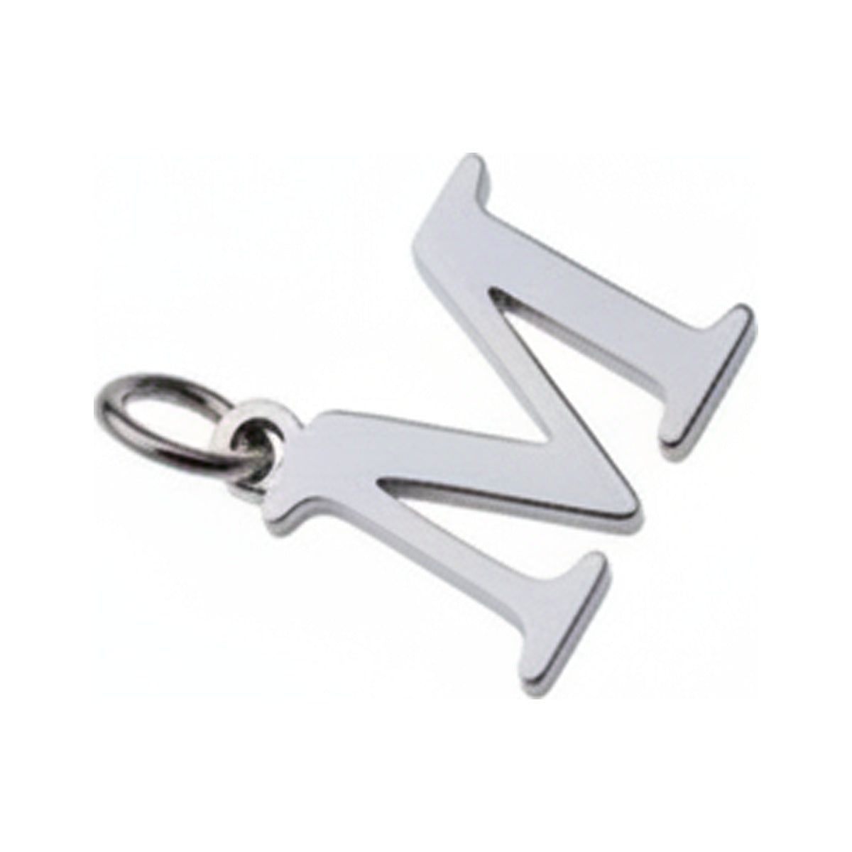 Classic Letter Charms — Silver / M