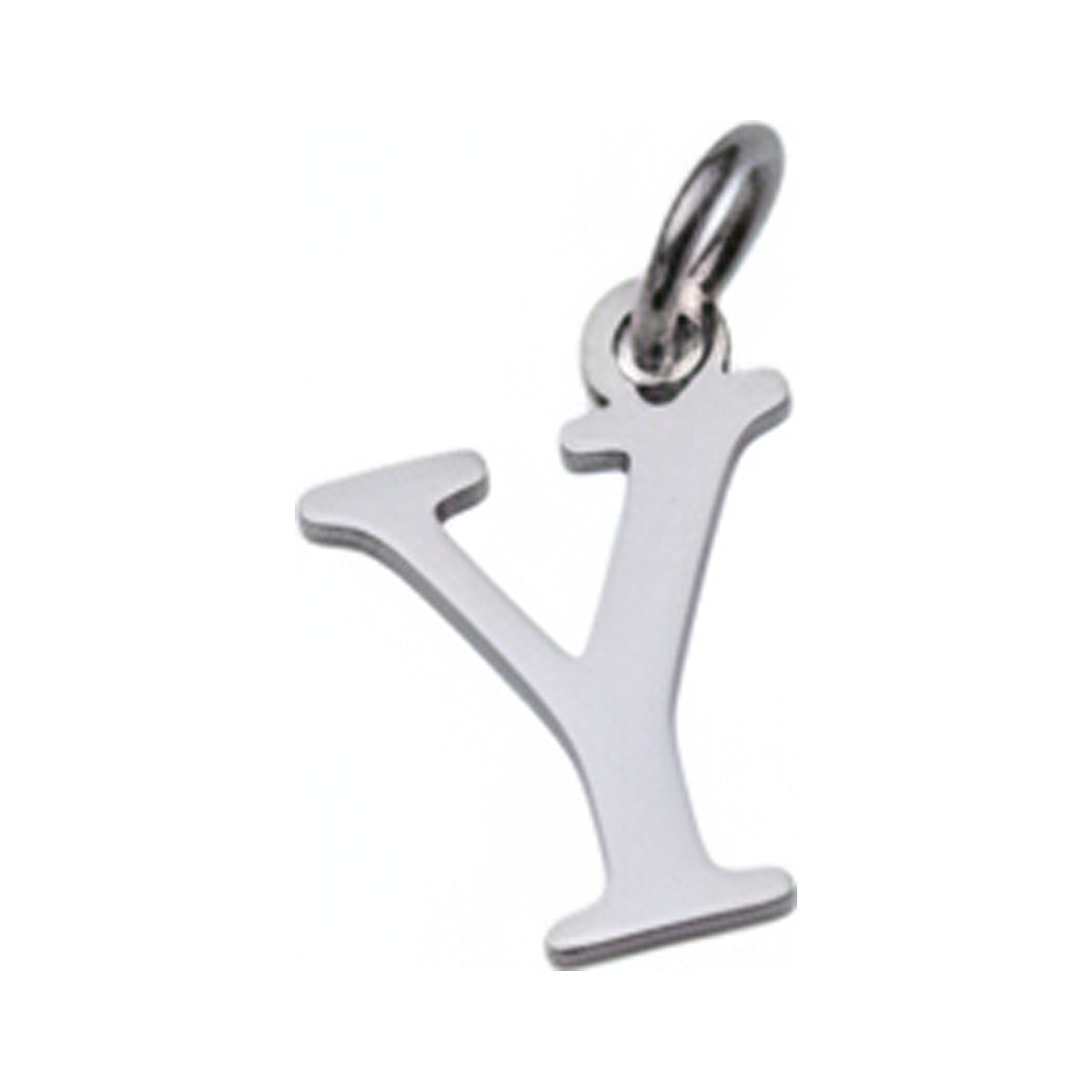 Classic Letter Charms — Silver / Y