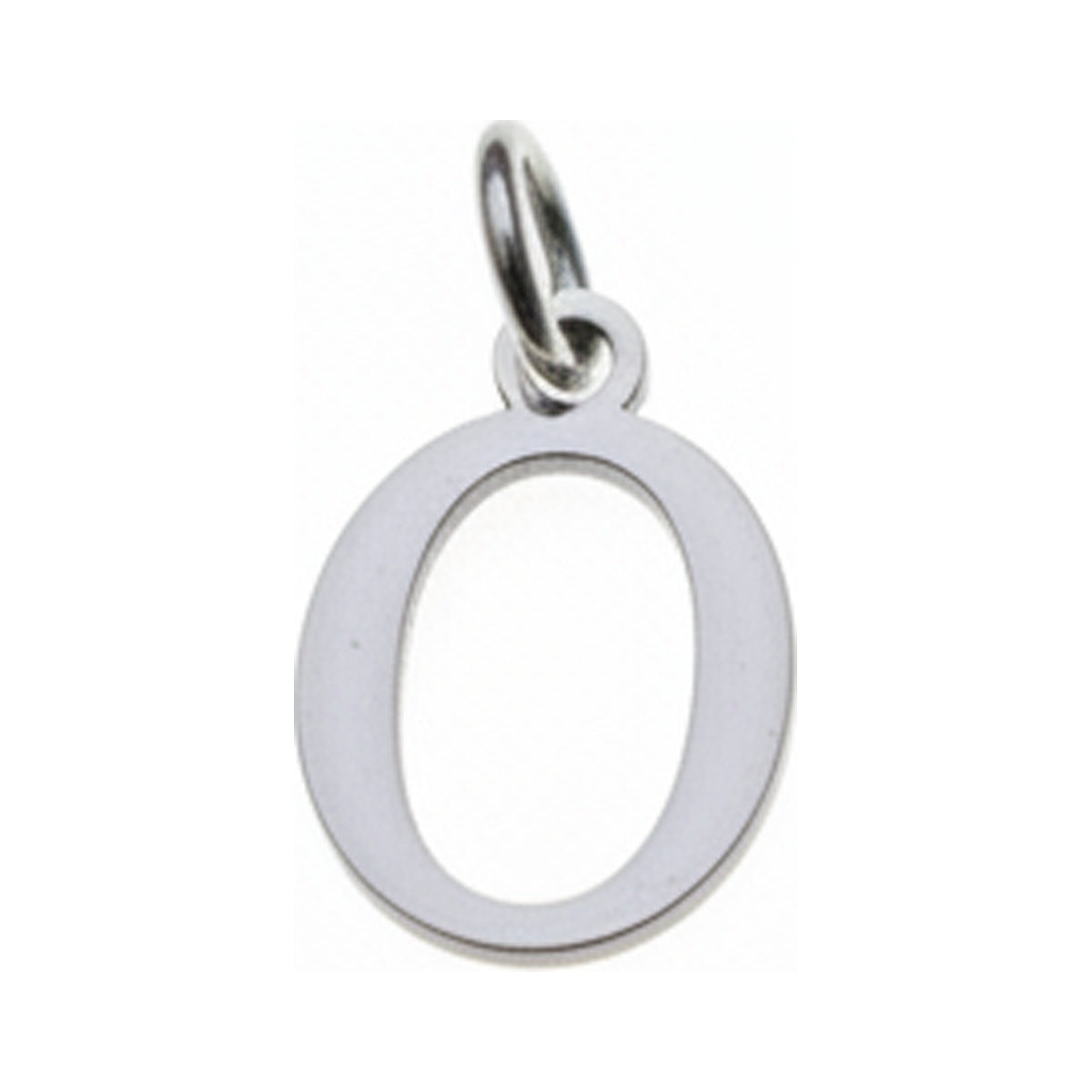Classic Letter Charms — Silver / O