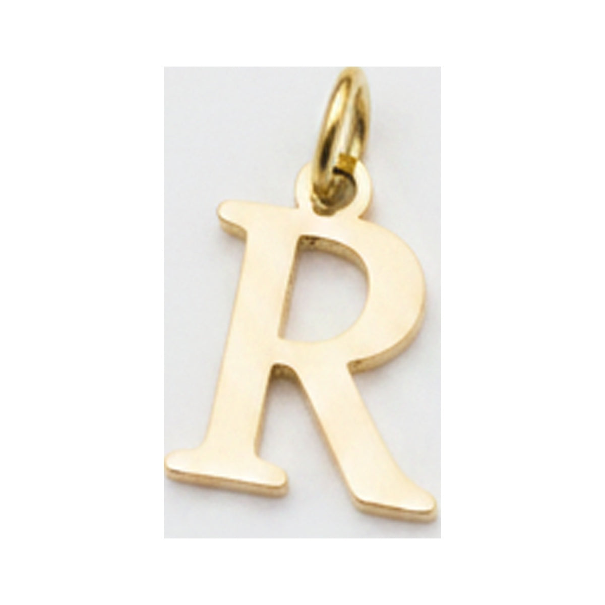 Classic Letter Charms — Gold / R