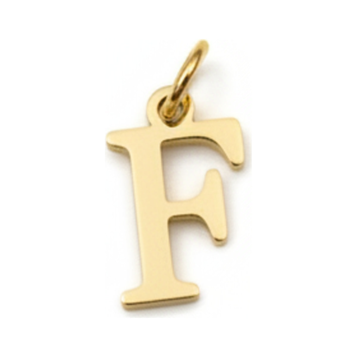 Classic Letter Charms — Gold / F