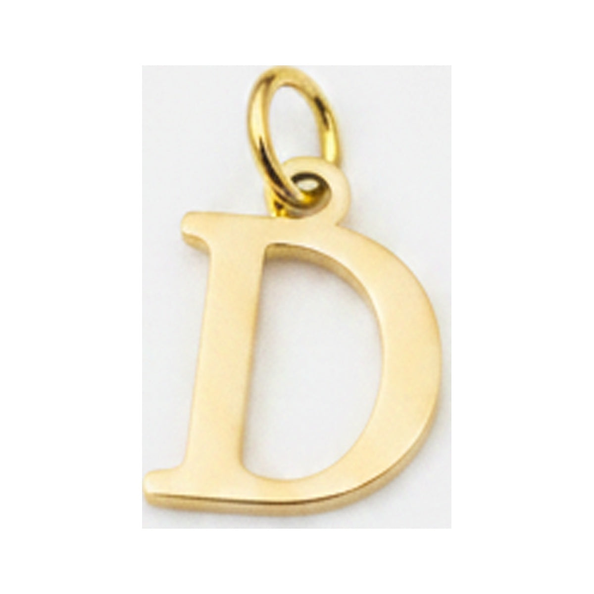 Classic Letter Charms — Gold / D