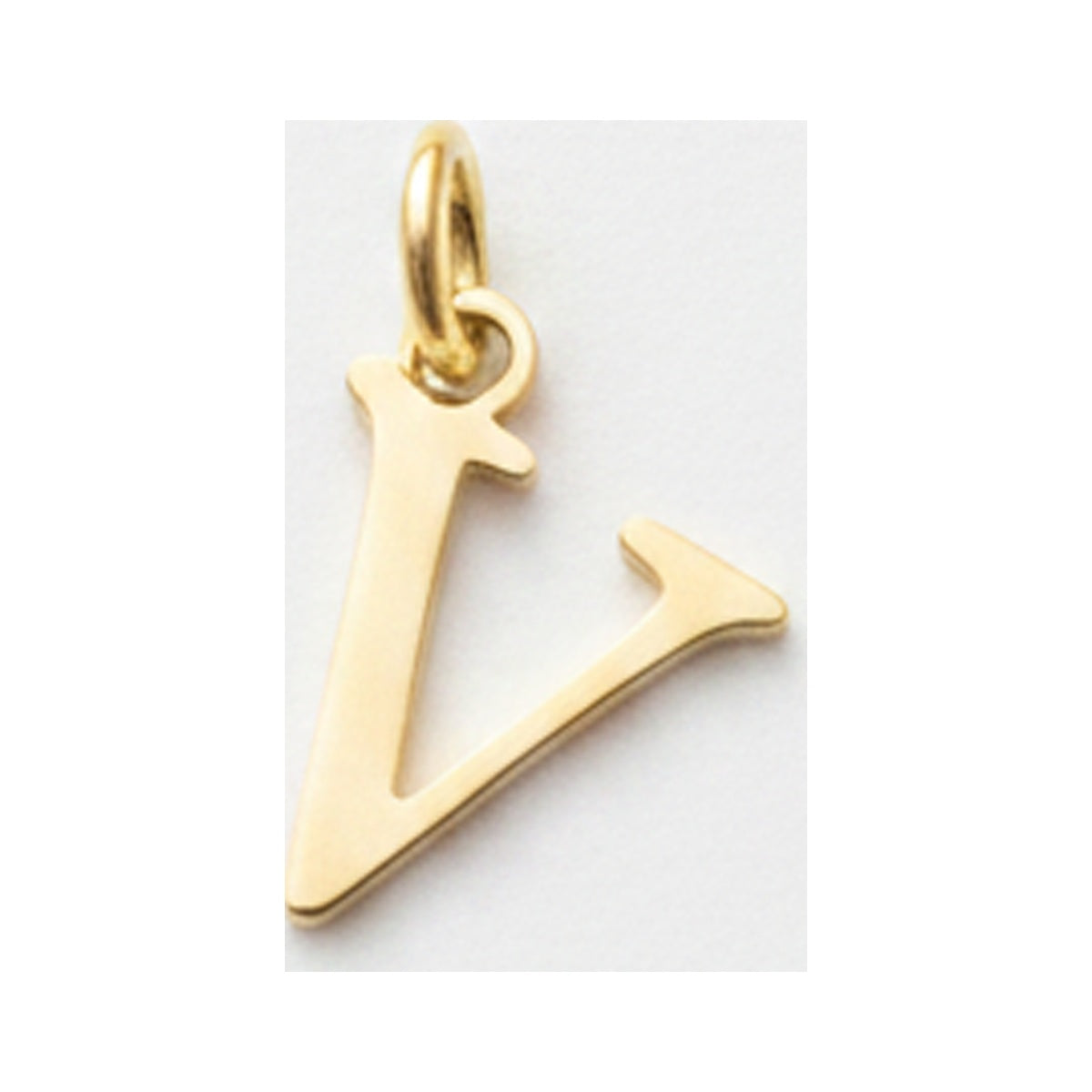 Classic Letter Charms — Gold / V