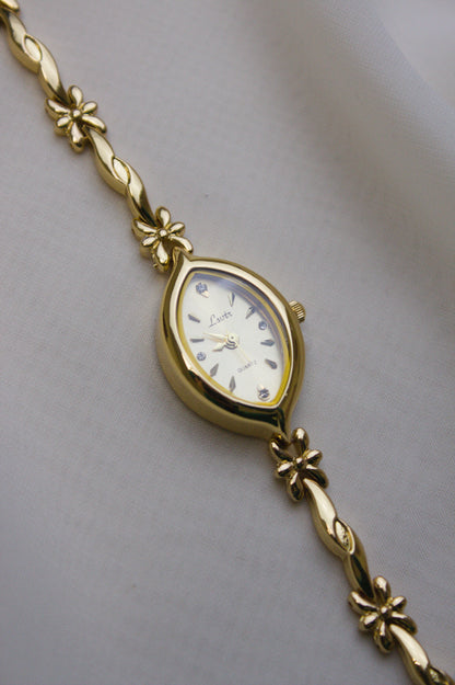 GEDI Gold Oval Jade-Loop Watch (photo 9)