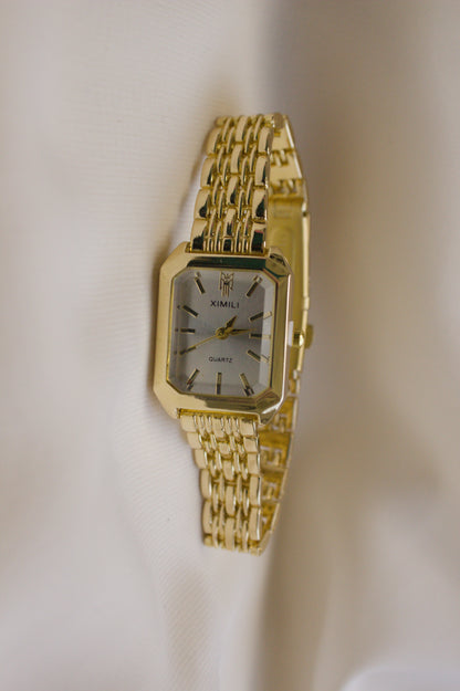 Silver Round Rainbow Gem Watch (photo 13)