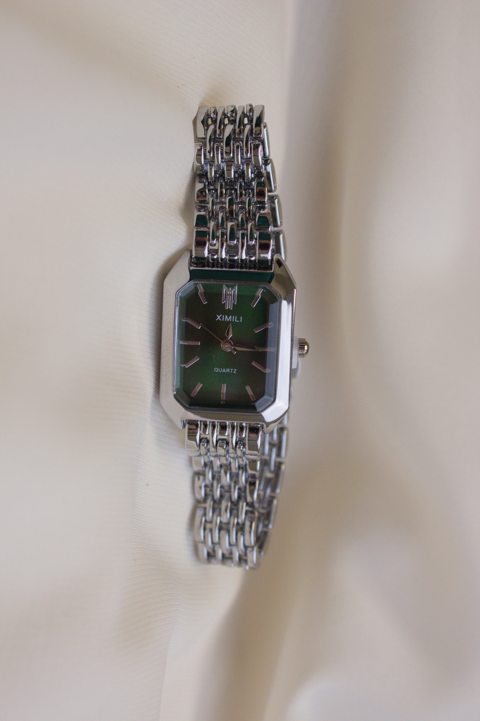 XIMILI Gold Rectangular Octagonal Watch (photo 2)