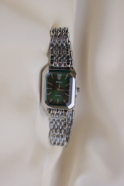 XIMILI Gold Rectangular Octagonal Watch (photo 2)