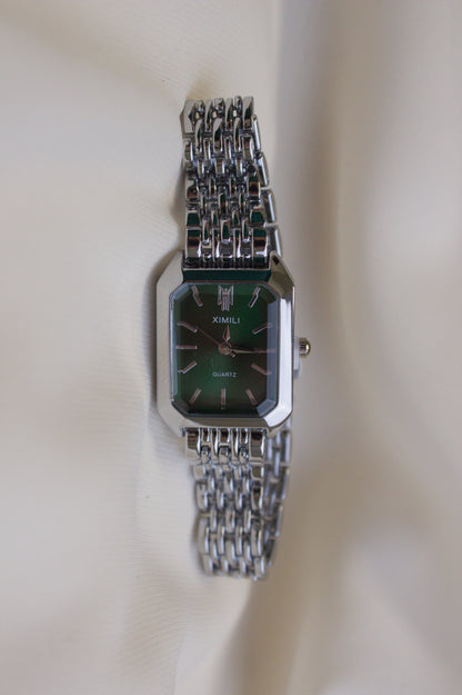 XIMILI Gold Rectangular Octagonal Watch (photo 3)