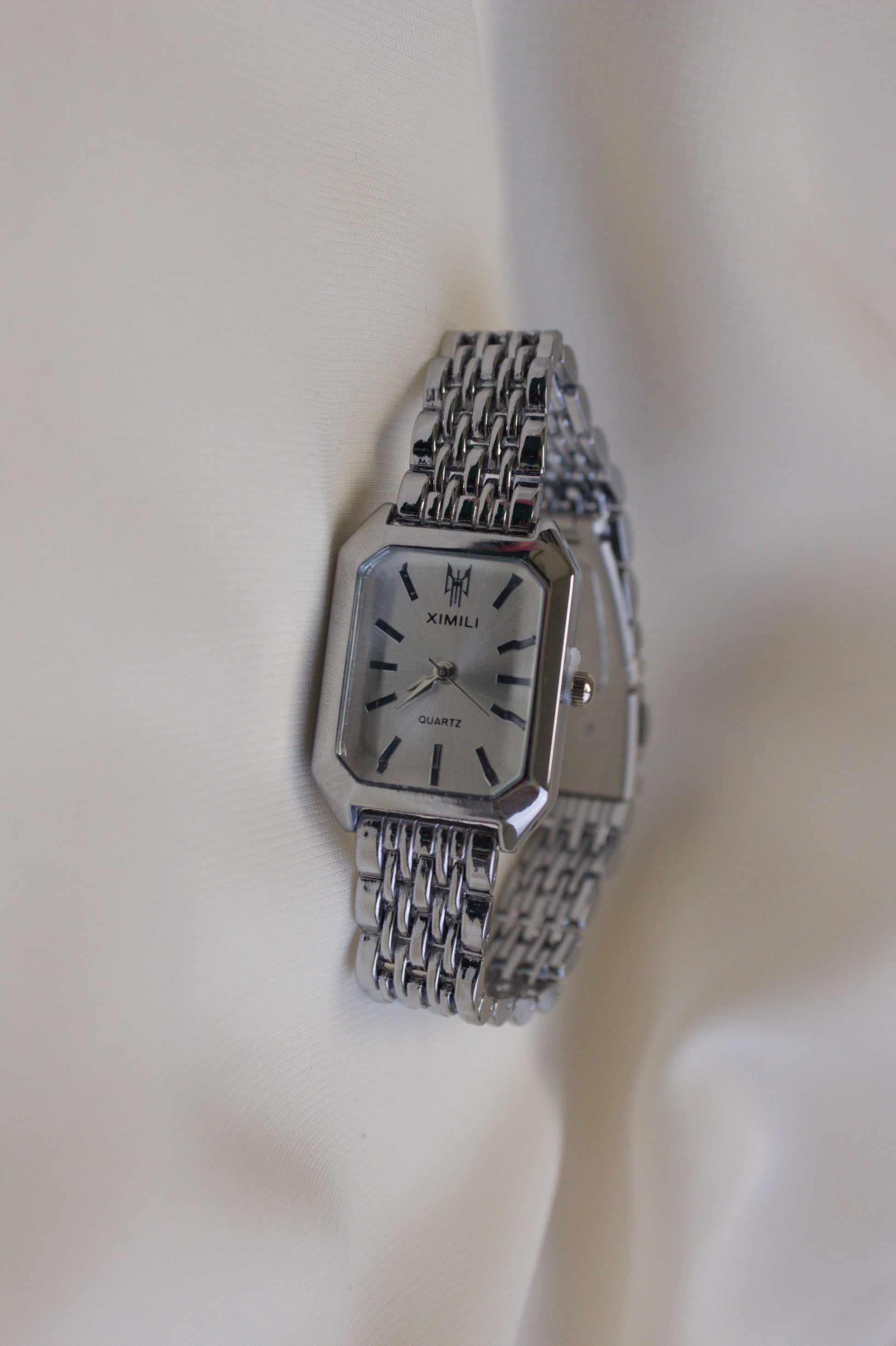 XIMILI Gold Rectangular Octagonal Watch (photo 6)