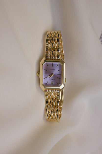 XIMILI Silver Rectangular Octagonal Watch (photo 6)