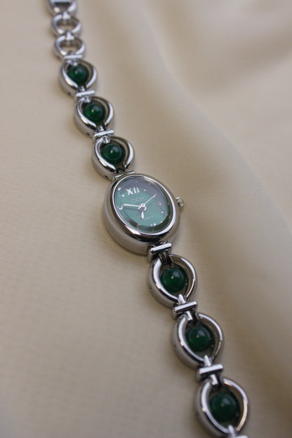 GEDI Gold Oval Garnet-Loop Watch (photo 10)