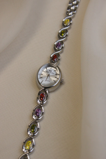 GEDI Gold Oval Pearl-Loop Watch (Style 2) (photo 5)