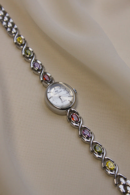 GEDI Gold Oval Pearl-Loop Watch (Style 2) (photo 6)