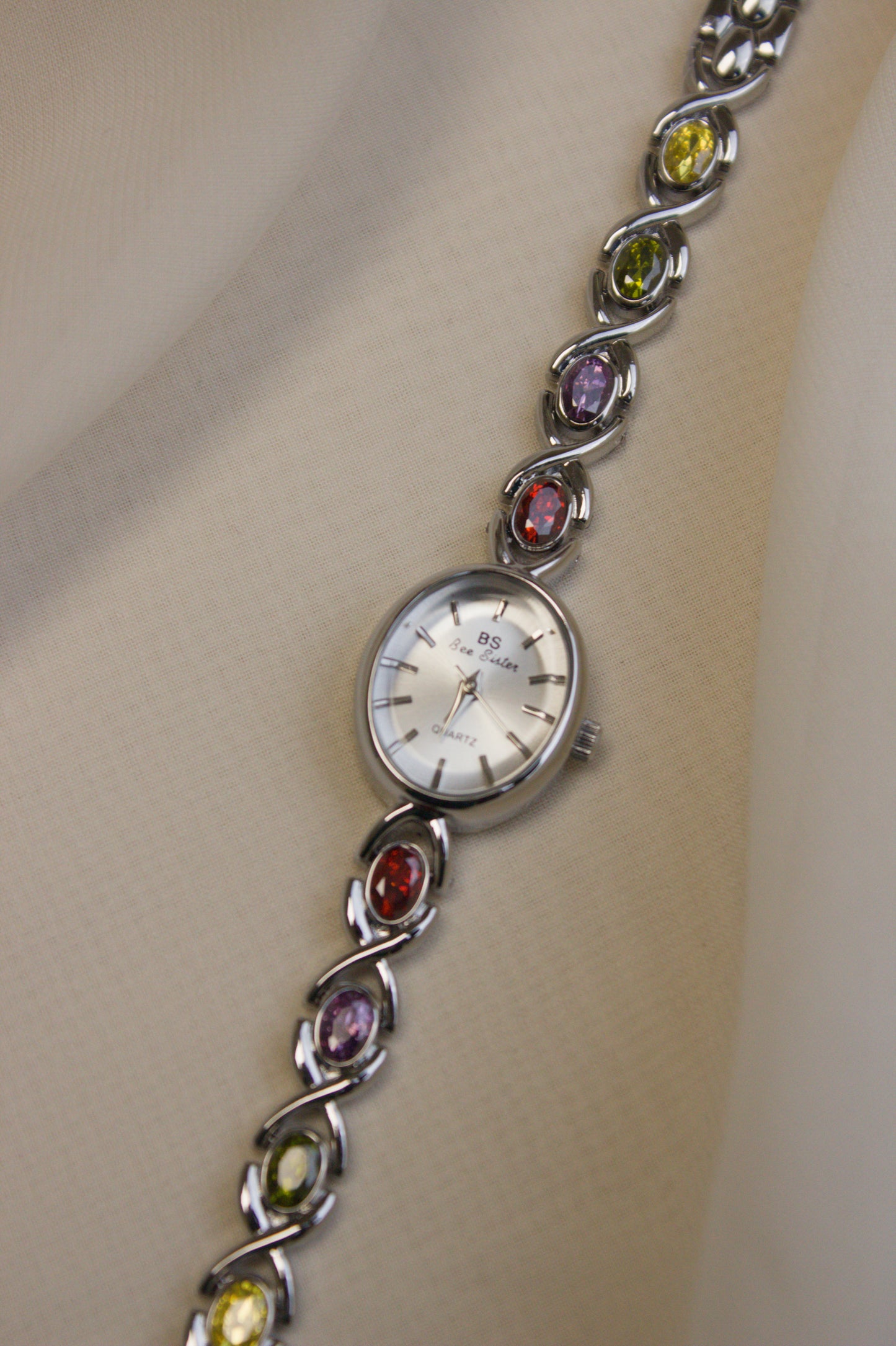 GEDI Gold Oval Pearl-Loop Watch (Style 2) (photo 7)