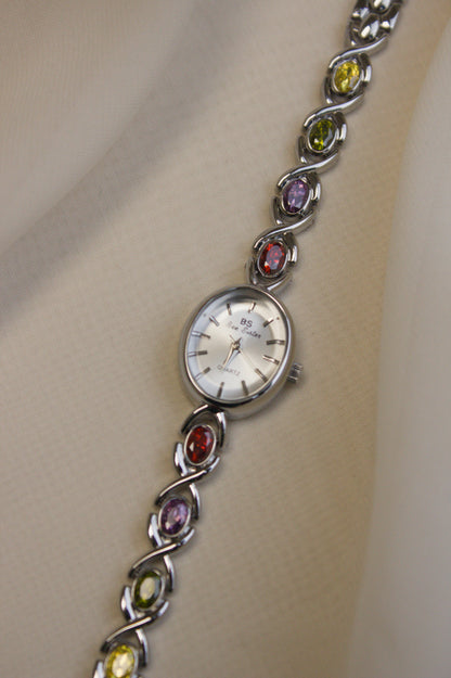 GEDI Gold Oval Pearl-Loop Watch (Style 2) (photo 7)