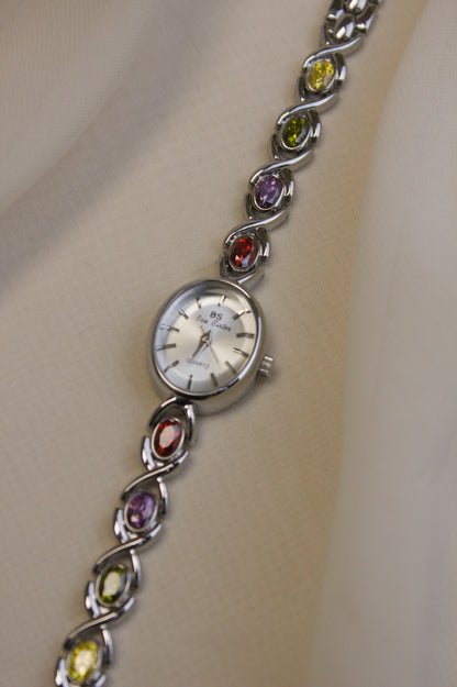 GEDI Gold Oval Pearl-Loop Watch (Style 2) (photo 8)