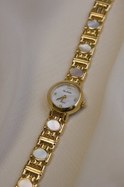 Silver Oval Jade Bar-Link Watch (photo 11)