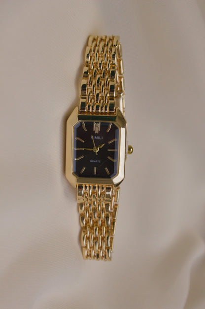 BS Gold Oval Rainbow Infinity-Link Watch (photo 9)