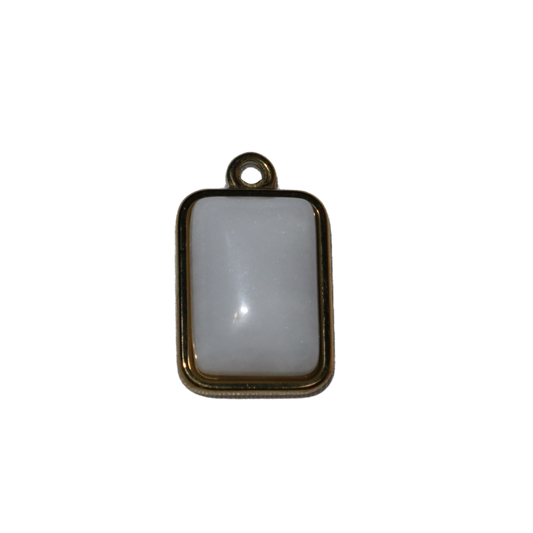 Rectangle Stone Charms