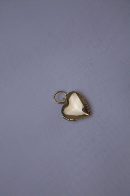 Classic Gold Heart Locket Charm