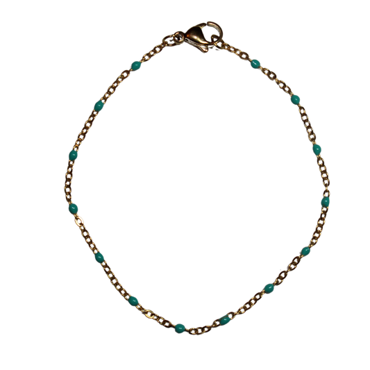 Enamel Dot Bracelet