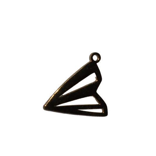 Paper Airplane Charm