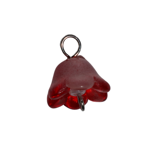 Lampwork Flower Charms