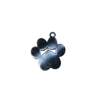 Large Paw Print Charm