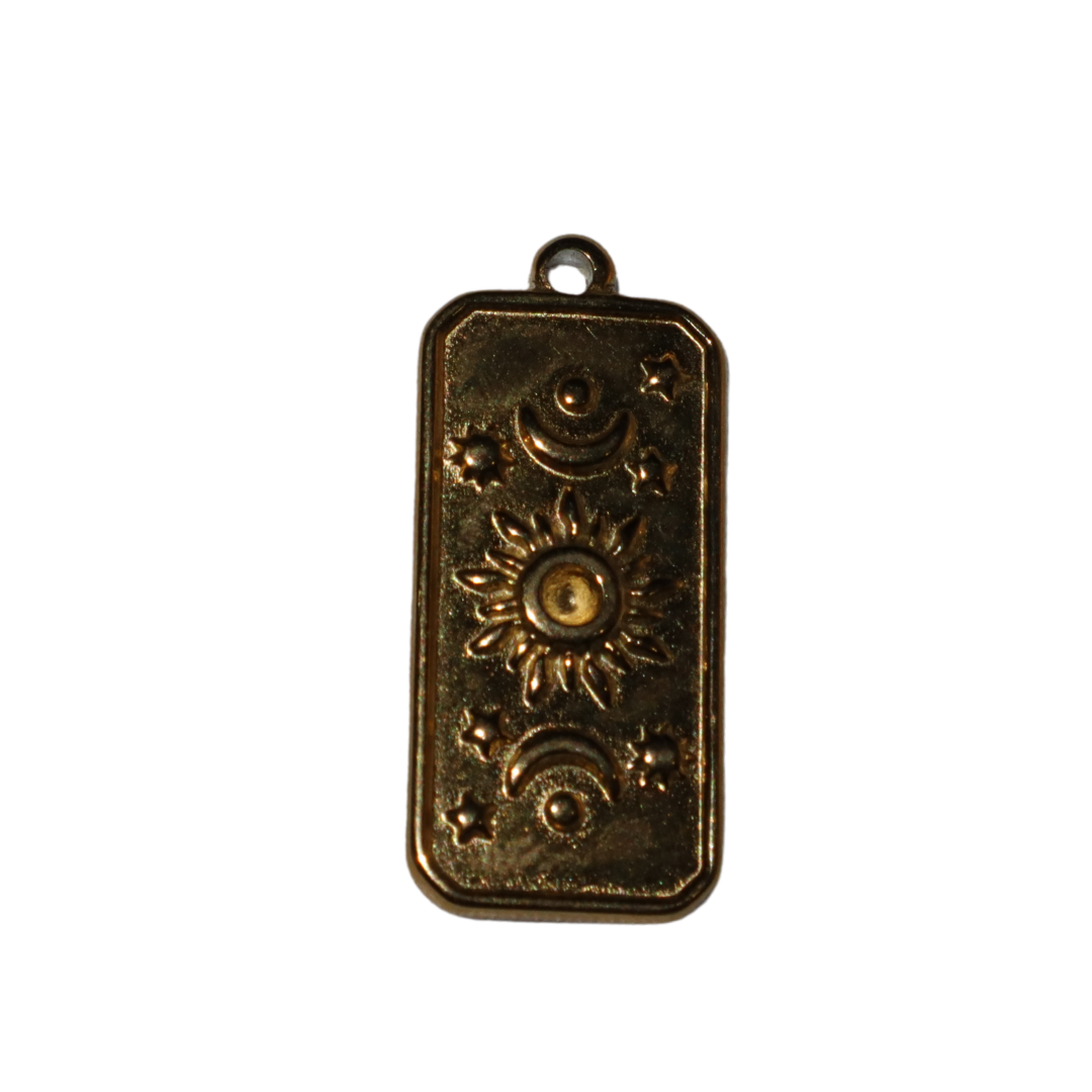 Night Sky Rectangle Charm