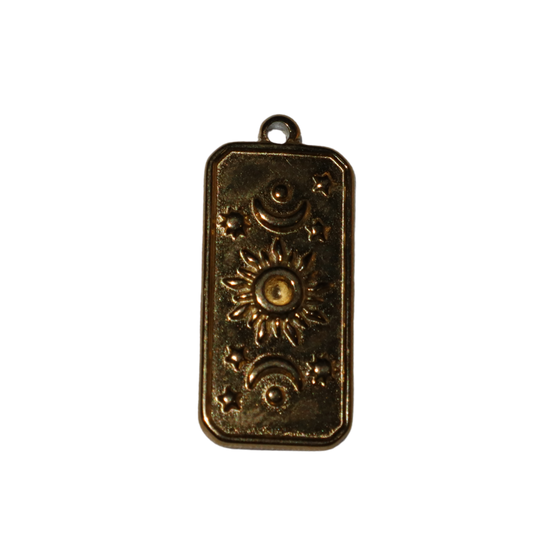 Night Sky Rectangle Charm