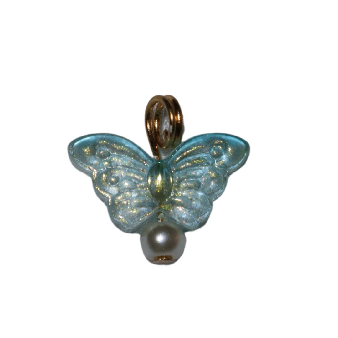 Glass Butterfly Charm