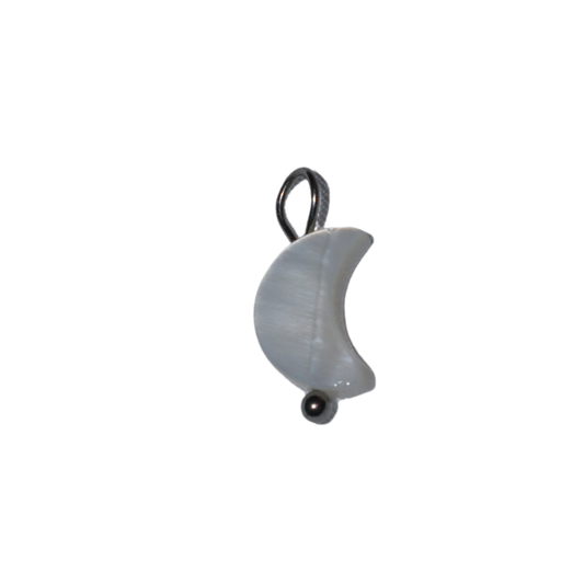 Mother of Pearl Moon Charm