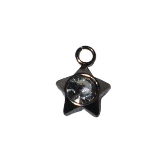Mini Star with Gem Charm
